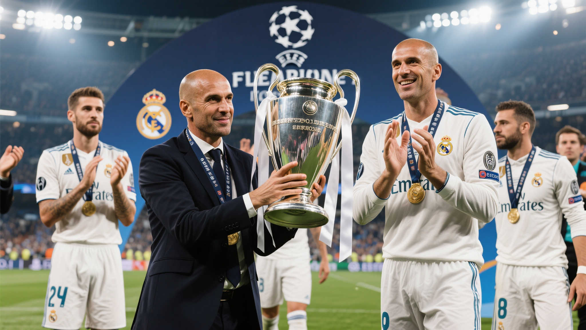 欧冠名帅争霸:谁能称霸三冠传奇殿堂? 足球历史风云变幻,每一代都有影响深远的传奇,无论是